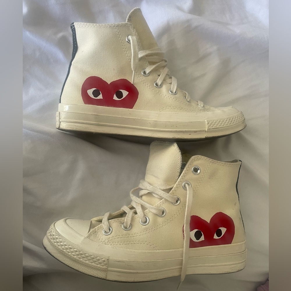 CONVERSE X COMME DES GARCONS PLAY ALL STAR CHUCK '70 white